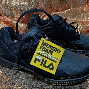 Fila Women's Black Memory Foam Sneakers